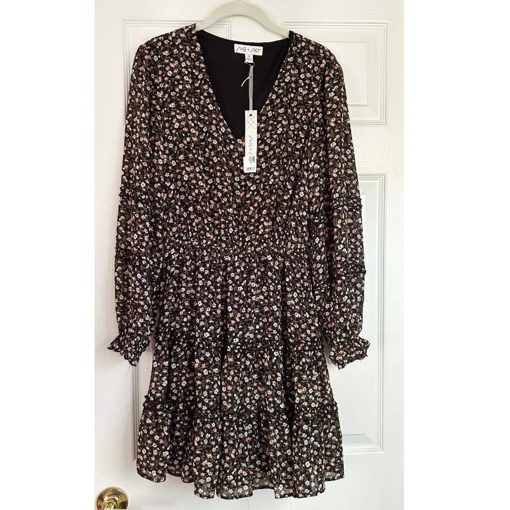 She + Sky Dress - Med / NWT